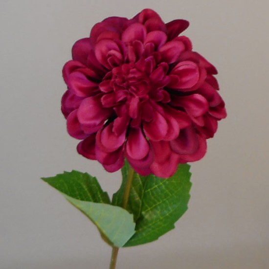 Artificial Zinnias Dark Pink 46cm Artificial Flowers